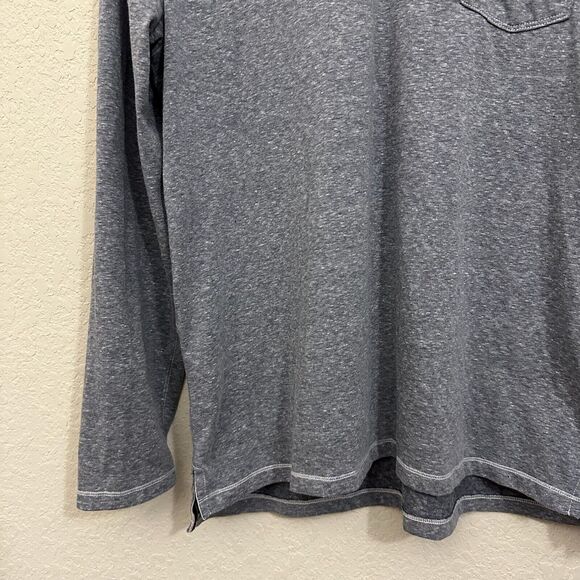 TOMMY BAHAMA Islandzone Performance Long Sleeve Polo Shirt in Heather Grey - Picture 3 of 8